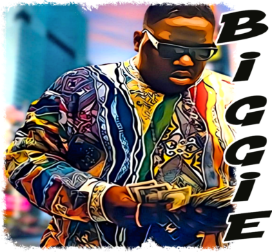 Biggie hip hop heat transfer 1