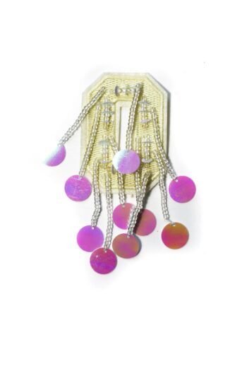 Letter tassel beaded patches