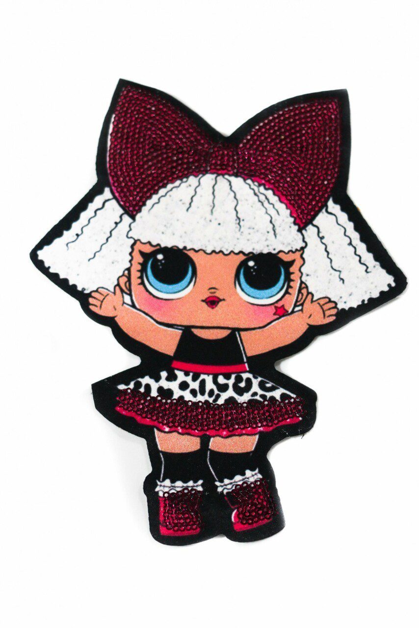 lol-doll-cute sequin-patch