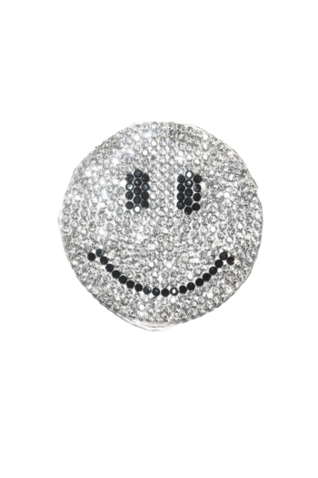 Smiley iron on Rhinestone patches