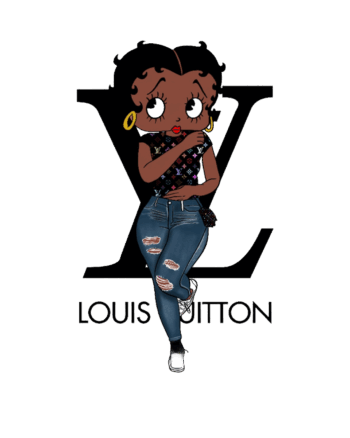 Fashion melanin girl iron heat transfers