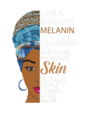 Melanin queen iron on heat transfers