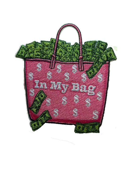 In my bag iron on patch