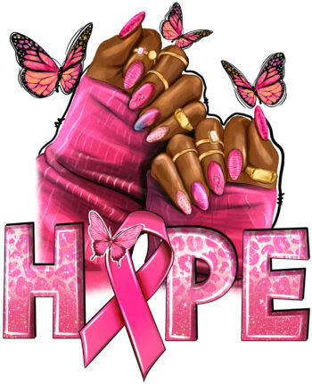 Hope cancer iron on heat transfers