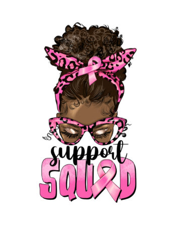 Solid support cancer iron on heat transfers