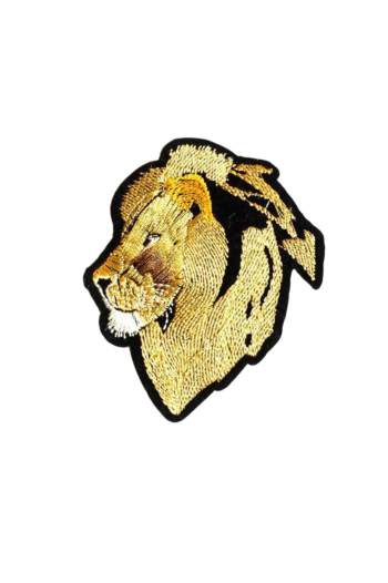 Lion Embroidered iron on patch