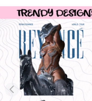 Beyoncé renaissance tour 10 heat transfers