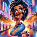 Beautiful melanin 2 iron on heat transfers