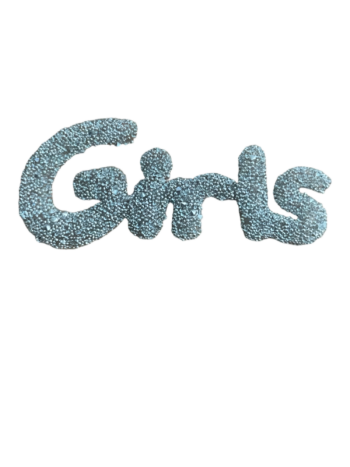 Girls rhinestone iron on patches