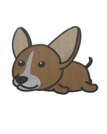 Iron on embroidery dog patches