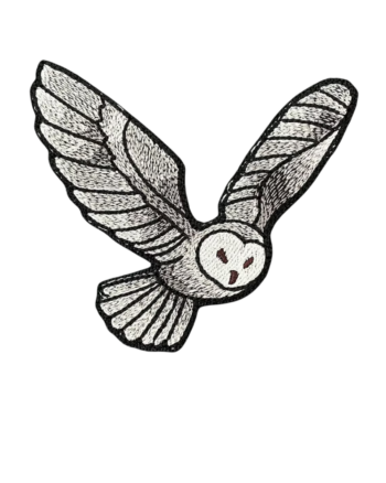 Owl embroidery patches
