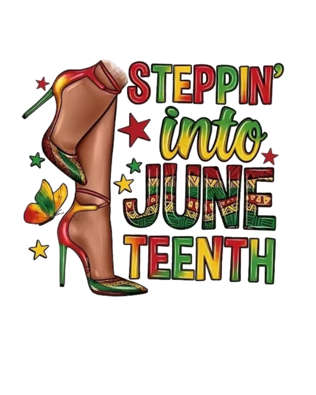 Steppin into Juneteenth heat transfers