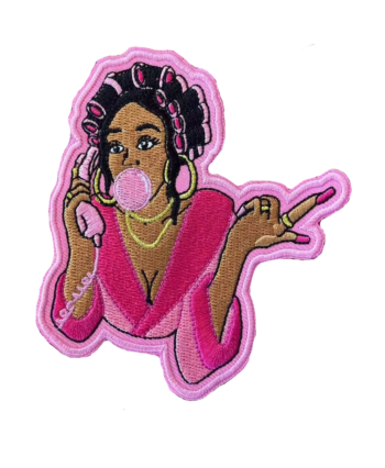 Sassy melanin iron on patch