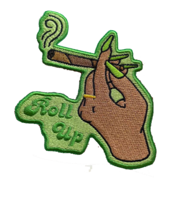 Melanin roll up iron on patch