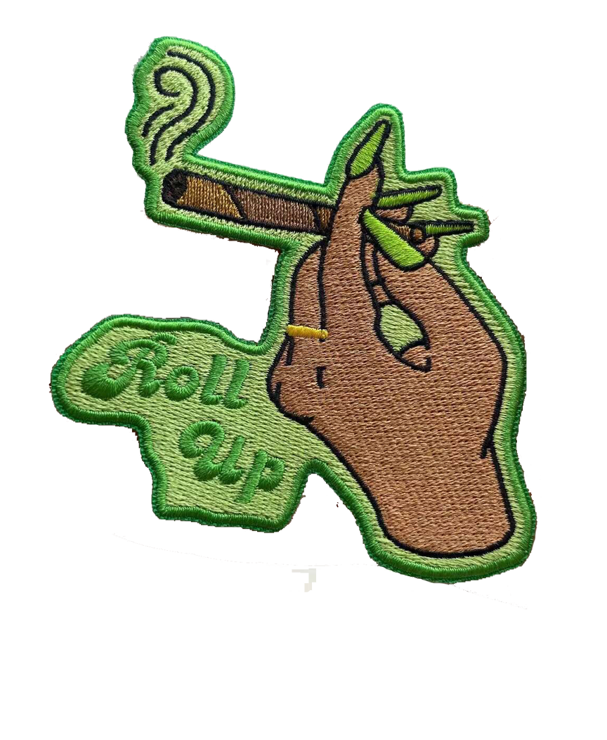 Melanin roll up iron on patch