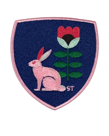 Rabbit iron on embroidery patches