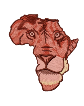 Lion African map patches 1
