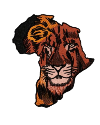 Lion African map patches