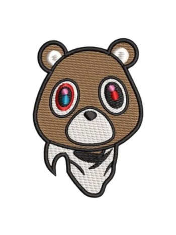 Kanye iron on music patches