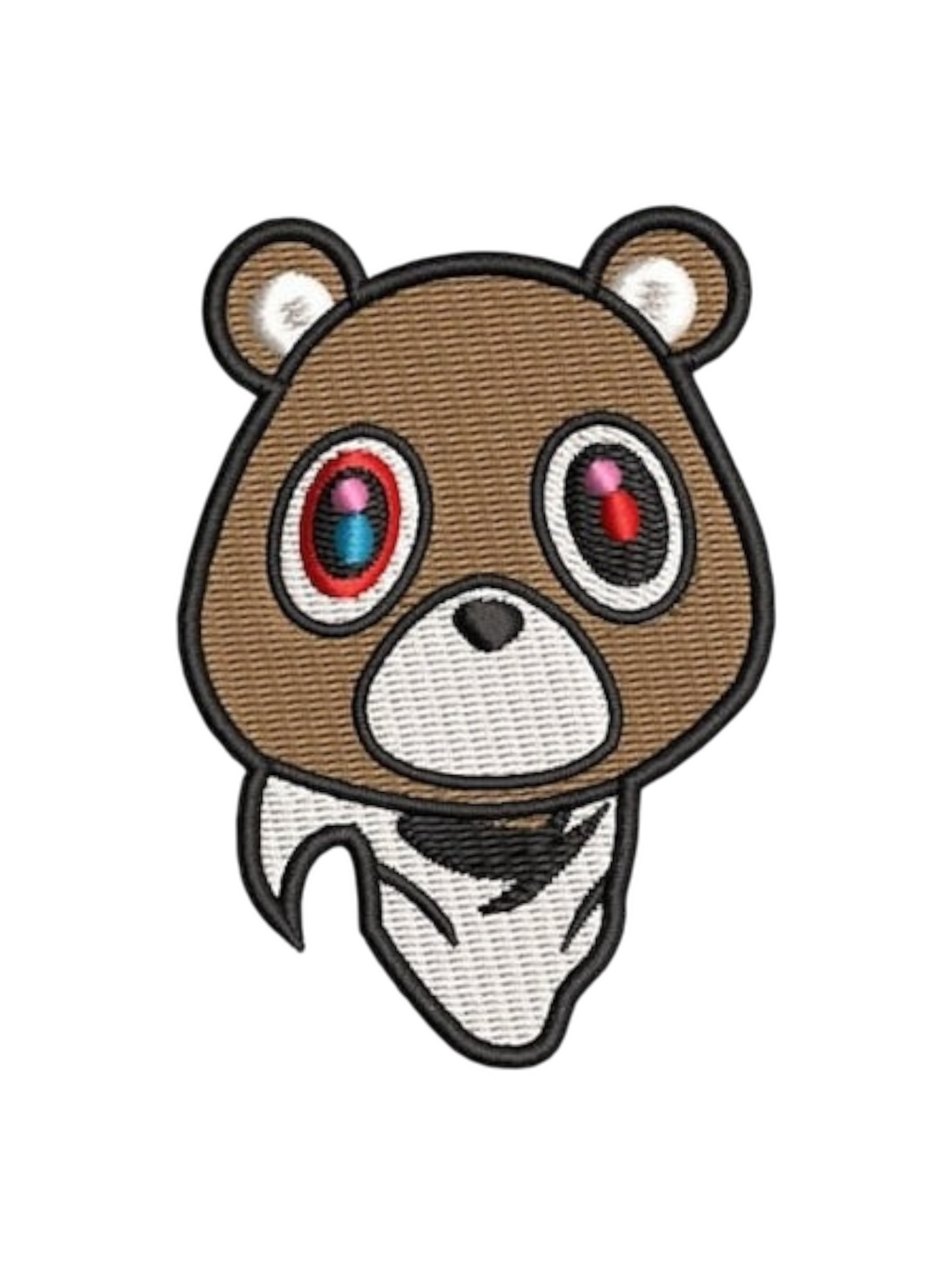 Kanye iron on music patches