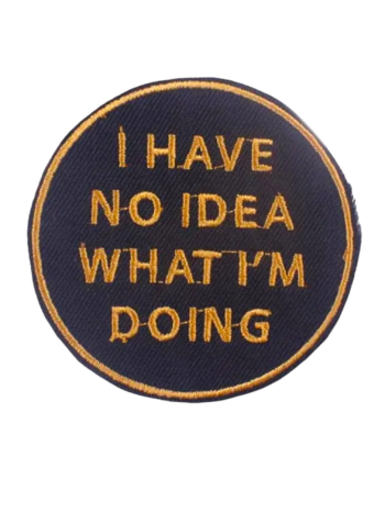 I have no idea what im doing iron on embroidery patches