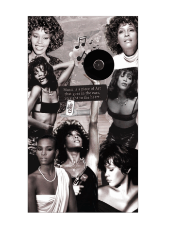 Whitney Houston t shirt heat transfers