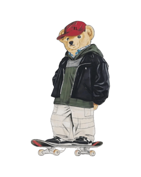 Polo teddy Bear heat transfers