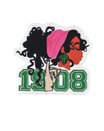 AFro 1908 Aka iron on embroidery patches