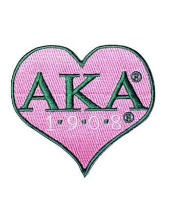 Heart 1908 Aka iron on embroidery patches