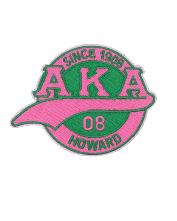 AKA 08 iron on embroidery patches