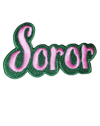 Soror Aka iron on embroidery patches