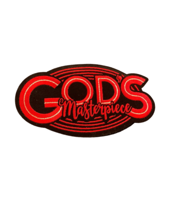 Gods master piece iron on patch