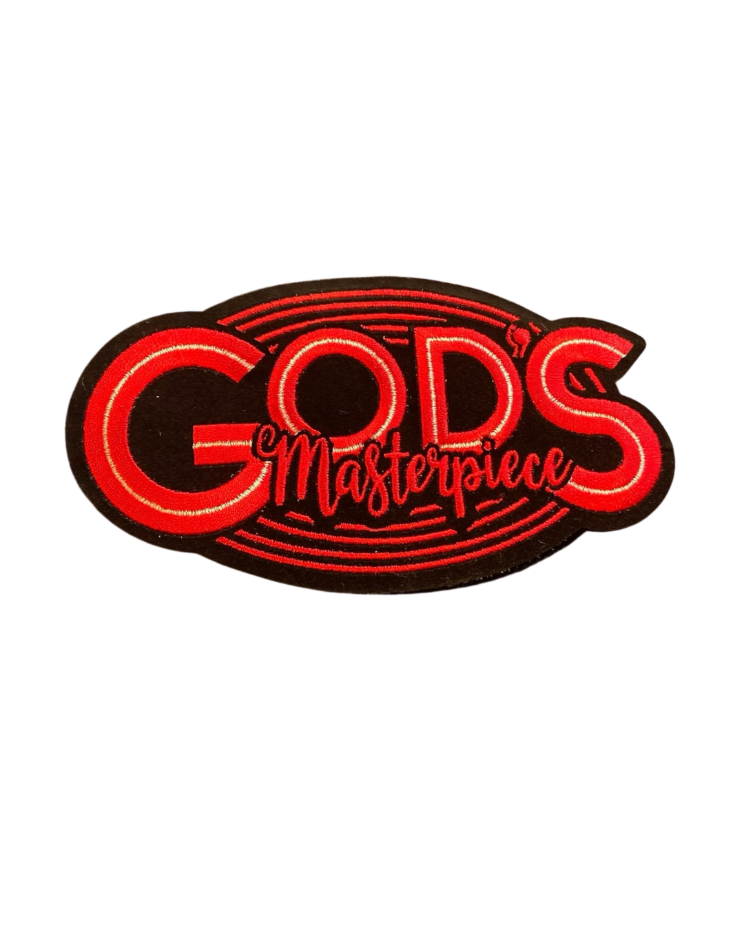 Gods master piece iron on patch