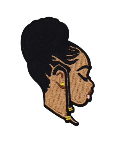 Afro braids iron on melanin patches