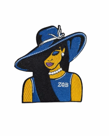 Lady Zeta phi beta iron on patches