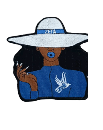 Zeta phi beta lady iron on patches