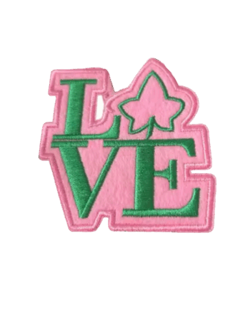 AKA ivy love iron on embroidery patches