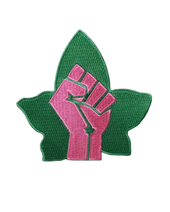 AKA ivy fist iron on embroidery patches