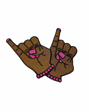 AKA hand iron on embroidery patches