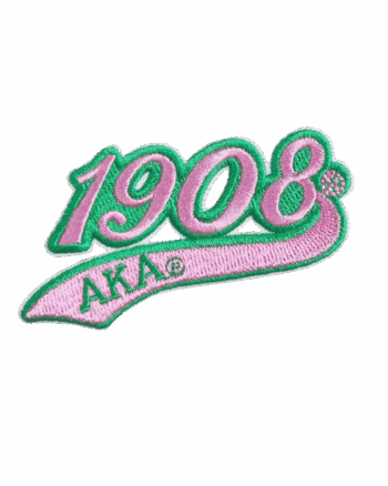 1908 Aka iron on embroidery patches