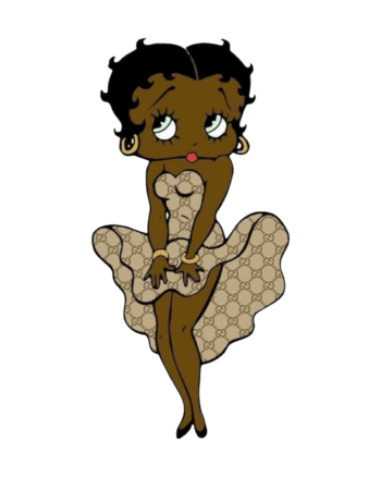 Dress fashion betty boop transfers