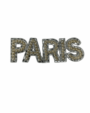 Paris chain rhinestone patches for t-shirt sweater jackets diy craft