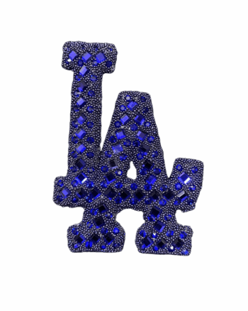 Blue stones LA Rhinestone Patch