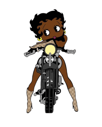 Bike fashion betty boop transfers