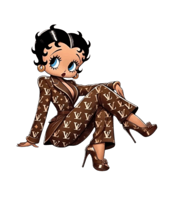 Dressy fashion betty boop transfers