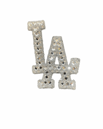 Clear stones LA Rhinestone Patch
