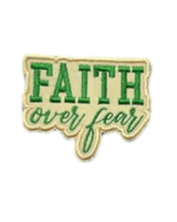 Faith iron on religious patches
