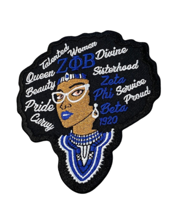 Motivation Zeta phi beta iron on patches