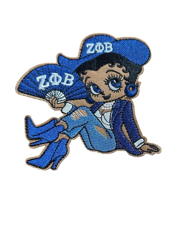 Betty Zeta phi beta iron on patches