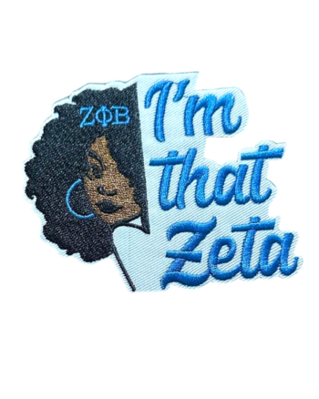 I'm that Zeta phi beta iron on patches